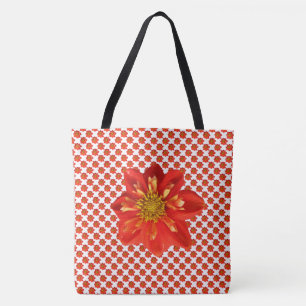 Botanische Blumenorange auf irgendeiner Farbe