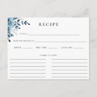 Botanische Blumenrezeptur-Karte