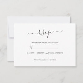 Botanische Blumenzwiebeln Wasserfarbenhochzeit RSVP Karte