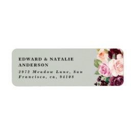 Botanische Blüte und Blattwerk