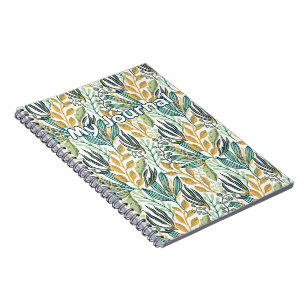 Botanische Breeze - "My Journal"-Blumenbuch Notizblock