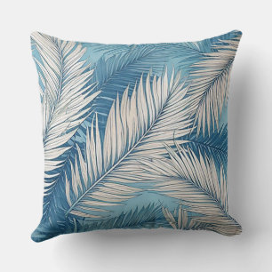 Botanische Brise Palm Fronds Throw Kissen