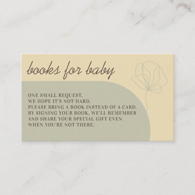 Botanische Bücher für den Botanischen Einfachen Ha Begleitkarte (Vorderseite)