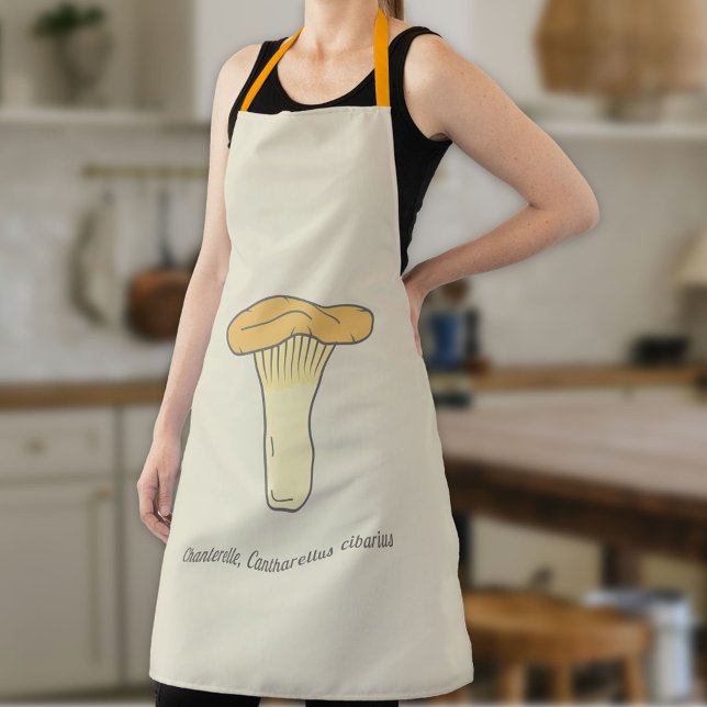 Botanische Chanterelle Mushroom-Schürze Schürze (Botanical Chanterelle Mushroom Apron)