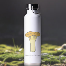 Botanische Chanterelle Mushroom Wasserflasche Trinkflasche