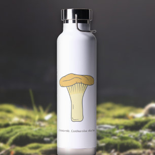 Botanische Chanterelle Mushroom Wasserflasche Trinkflasche