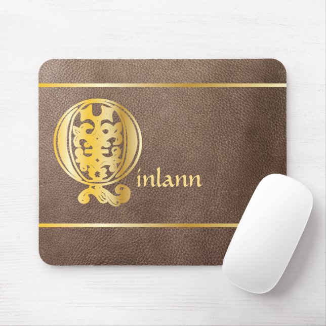 Botanische Dekorative Hauptstadt Q Mousepad (Mit Mouse)