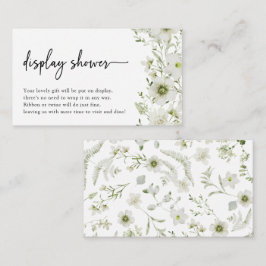 Botanische Display-Duschkarte Begleitkarte