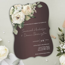 Botanische Eleganz und Weiße Rosen Hochzeit