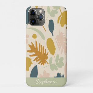Botanische Fall-Blume Blätter Muster Personalisier Case-Mate iPhone Hülle