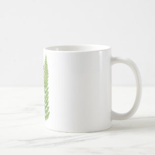 Botanische Farn-Illustration Nr.7 Tropisches Dekor Tasse