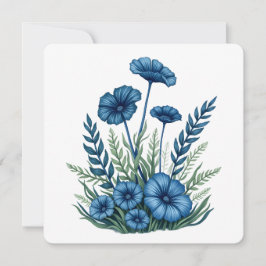 Botanische Florale Grußkarte Karte