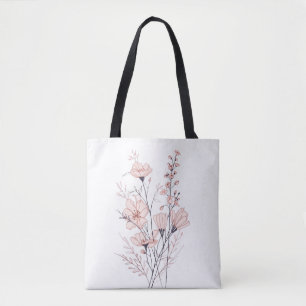 Botanische Florale Illustration   Minimale Naturäs