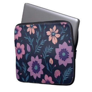 Botanische Florale Laptoptasche Laptopschutzhülle