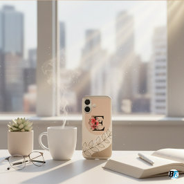 Botanische Form Boho Retro mit Name 1. Hauptstadt  iPhone 16 Hülle