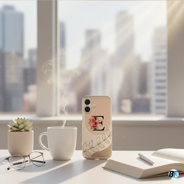 Botanische Form Boho Retro mit Name 1. Hauptstadt  Case-Mate iPhone Hülle (Von Creator hochgeladen)