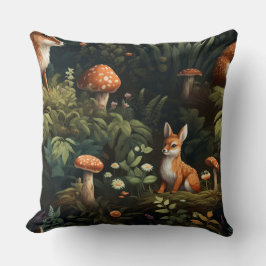 Botanische Freunde des Twilight Forest Kissen