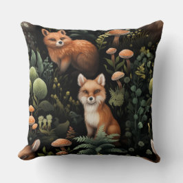 Botanische Freunde des Twilight Forest Kissen