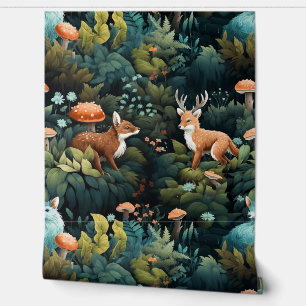 Botanische Freunde des Twilight Forest Tapete