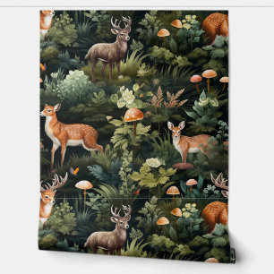 Botanische Freunde des Twilight Forest Tapete