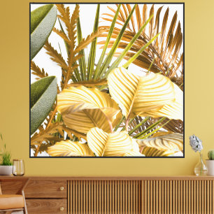 Botanische Fusion Leinwanddruck