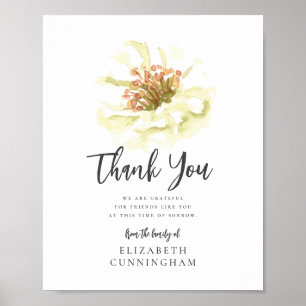 Botanische Gedenkstätte für moderne Wasserfarben d Poster