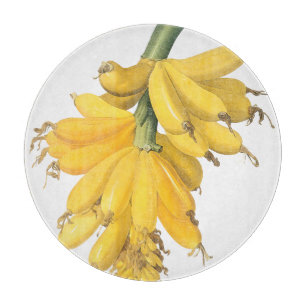 Botanische Gelbananen Schneidebrett