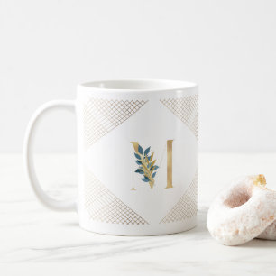 Botanische Geometrie der botanischen Monographie Kaffeetasse