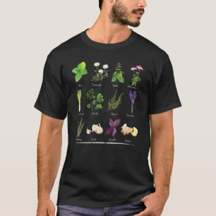 Botanische Gewürze Kräuter Gartenarbeit Gärtner Ho T-Shirt