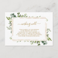 Botanische goldene Grüne Hochzeit wünschend gut