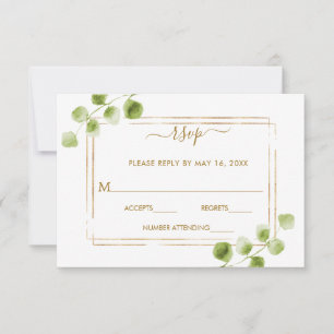 Botanische Goldschmiede Hochzeit RSVP
