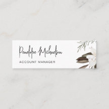 Botanische Grenze mit modernen Buchstaben