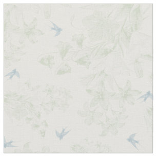Botanische grüne Vintage elegante graue mit Stoff
