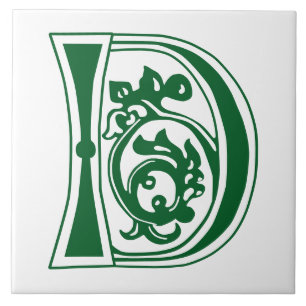 Botanische Hauptstadt D Fliese