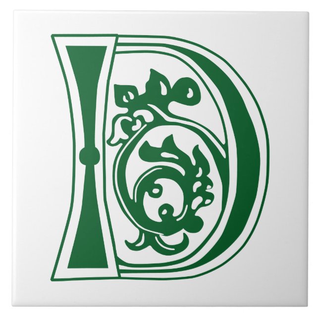 Botanische Hauptstadt D Fliese (Vorderseite)