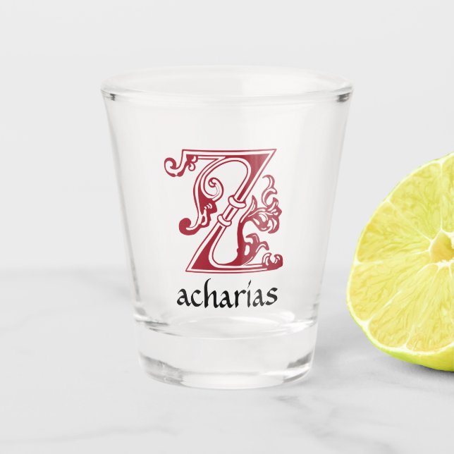 Botanische Hauptstadt Z Schnapsglas (Vorderseite)