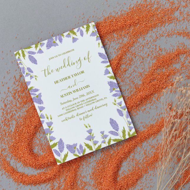 Botanische Hochzeit auf der Wiese Wildblume Einladung (Von Creator hochgeladen)