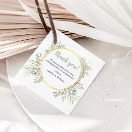 Botanische Hochzeit Geschenkanhänger
