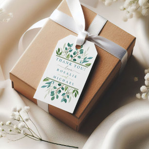 Botanische Hochzeit Geschenkanhänger