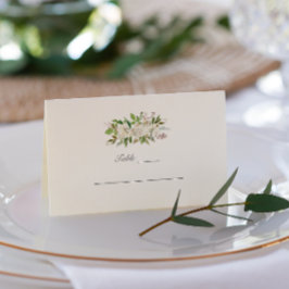 Botanische Hochzeit im antiken Garten Visitenkarten