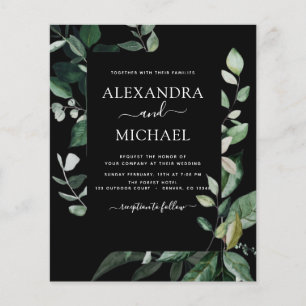 Botanische Hochzeit im Grünen Flyer