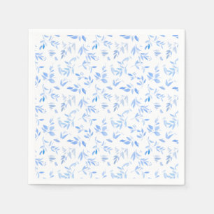 Botanische Hochzeit in der Blauen Flora Serviette