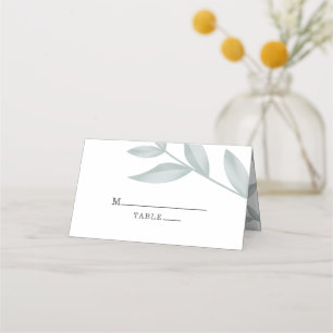 Botanische Hochzeit in Eleganform Platzkarte