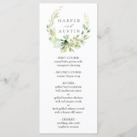 Botanische Hochzeit in grünen Blättern