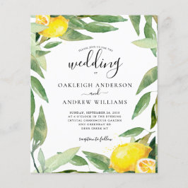 Botanische Hochzeit mit Wasserfarbe