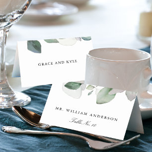 Botanische Hochzeit oder Bankett mit leichter Luft Tischnummer