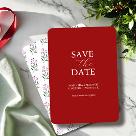 Botanische Hochzeit rettet das Datum Save The Date