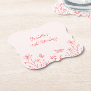 Botanische Hochzeit Untersetzer