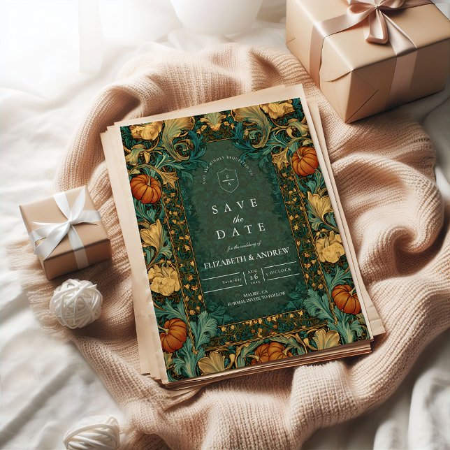 Botanische Hochzeit vom Goldenen Herbst Save The Date (Von Creator hochgeladen)