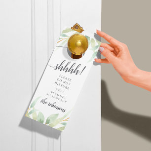 Botanische Hochzeit von Airy/nicht stören Türanhänger